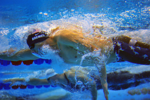 Соревнования по плаванию 200 м, 400 м в/с